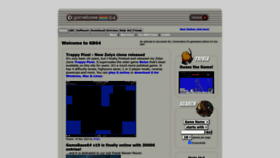 What Gamebase64.com website looks like in 2024 