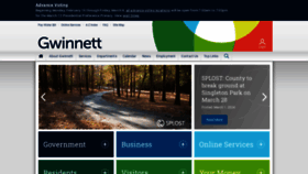 What Gwinnettcounty.com website looks like in 2024 