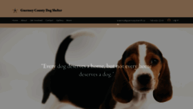 What Guernseycountydogshelter.com website looks like in 2024 