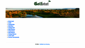 What Golfstatresults.com website looks like in 2024 