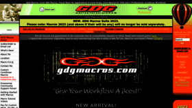 What Gdgmacros.com website looks like in 2024 