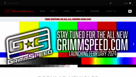 What Grimmspeed.com website looks like in 2024 