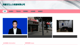 What Ganlanjk.cn website looks like in 2024 