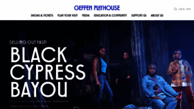 What Geffenplayhouse.org website looks like in 2024 