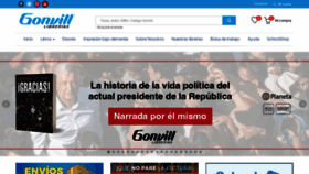 What Gonvill.com.mx website looks like in 2024 
