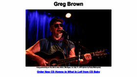 What Gregbrown.org website looks like in 2024 