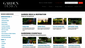 What Gardendesign.com website looks like in 2024 