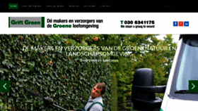 What Griftgroen.nl website looks like in 2024 