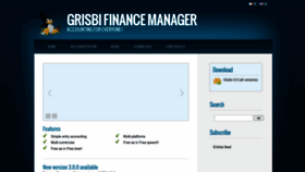 What Grisbi.org website looks like in 2024 