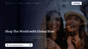 What Globalblue.com website looks like in 2024 