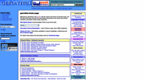 What Gerontius.net website looked like in 2024 (2 years ago)