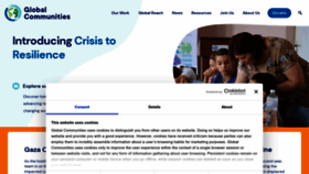 What Globalcommunities.org website looks like in 2024 