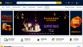 What Gsmprice.com website looked like in 2024 (1 year ago)
