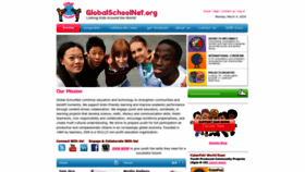 What Globalschoolnet.org website looks like in 2024 