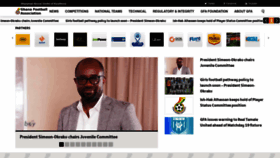 What Ghanafa.org website looks like in 2024 