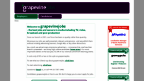 What Grapevinejobs.co.uk website looks like in 2024 