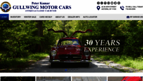 What Gullwingmotorcars.com website looks like in 2024 