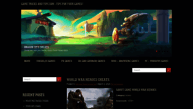 What Gametricksandtips.com website looks like in 2024 