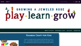 What Growingajeweledrose.com website looks like in 2024 