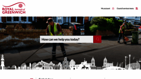 What Greenwich.gov.uk website looks like in 2024 