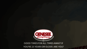 What Geneseebeer.com website looks like in 2024 
