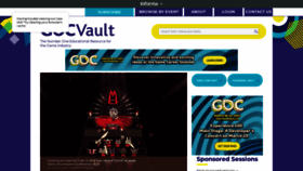 What Gdcvault.com website looks like in 2024 