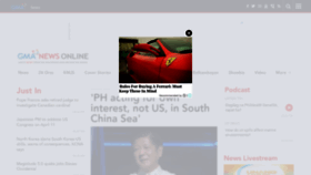 What Gmanews.tv website looks like in 2024 