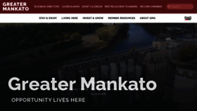 What Greatermankato.com website looks like in 2024 