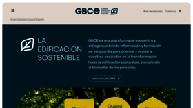 What Gbce.es website looks like in 2024 
