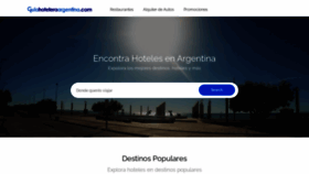 What Guiahoteleraargentina.com website looks like in 2024 