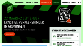 What Groningenbereikbaar.nl website looks like in 2024 