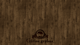 What Giriosgrybas.lt website looks like in 2024 