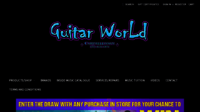 What Guitarworldcityarcade.com.au website looks like in 2024 
