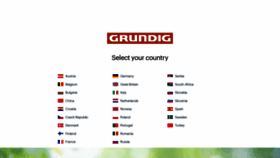 What Grundig.com website looks like in 2024 
