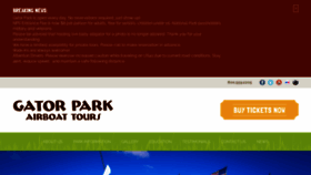 What Gatorpark.com website looked like in 2024 (1 year ago)