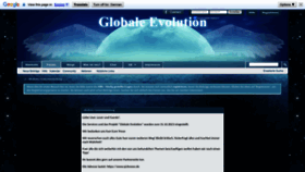 What Globale-evolution.de website looks like in 2024 