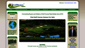 What Golfhomes.com website looks like in 2024 