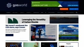 What Gasworld.com website looks like in 2024 