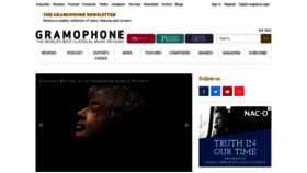 What Gramophone.co.uk website looks like in 2024 