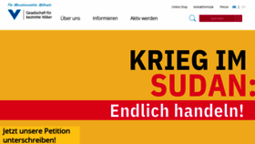 What Gfbv.de website looked like in 2024 (1 year ago)
