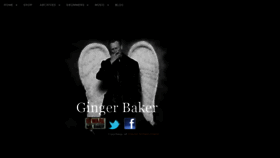 What Gingerbaker.com website looks like in 2024 