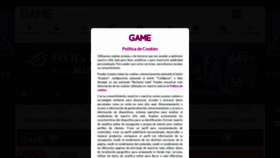 What Game.es website looks like in 2024 