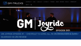 What Gm-trucks.com website looks like in 2024 