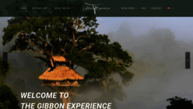 What Gibbonexperience.org website looked like in 2024 (1 year ago)