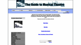What Guidetomusicaltheatre.com website looks like in 2024 