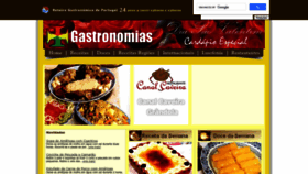 What Gastronomias.com website looks like in 2024 