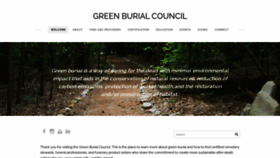 What Greenburialcouncil.org website looks like in 2024 