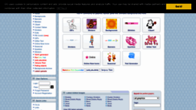 What Glitter-graphics.org website looks like in 2024 