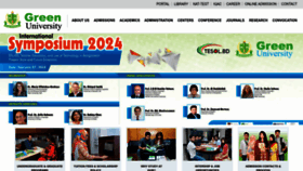 What Green.edu.bd website looks like in 2024 