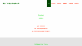 What Guangshengled.com website looks like in 2024 
